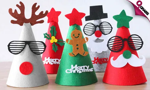 DIY Christmas Cone Hats!